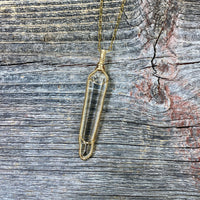 Lemurian Quartz Crystal Pendant