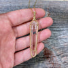 Lemurian Quartz Crystal Pendant