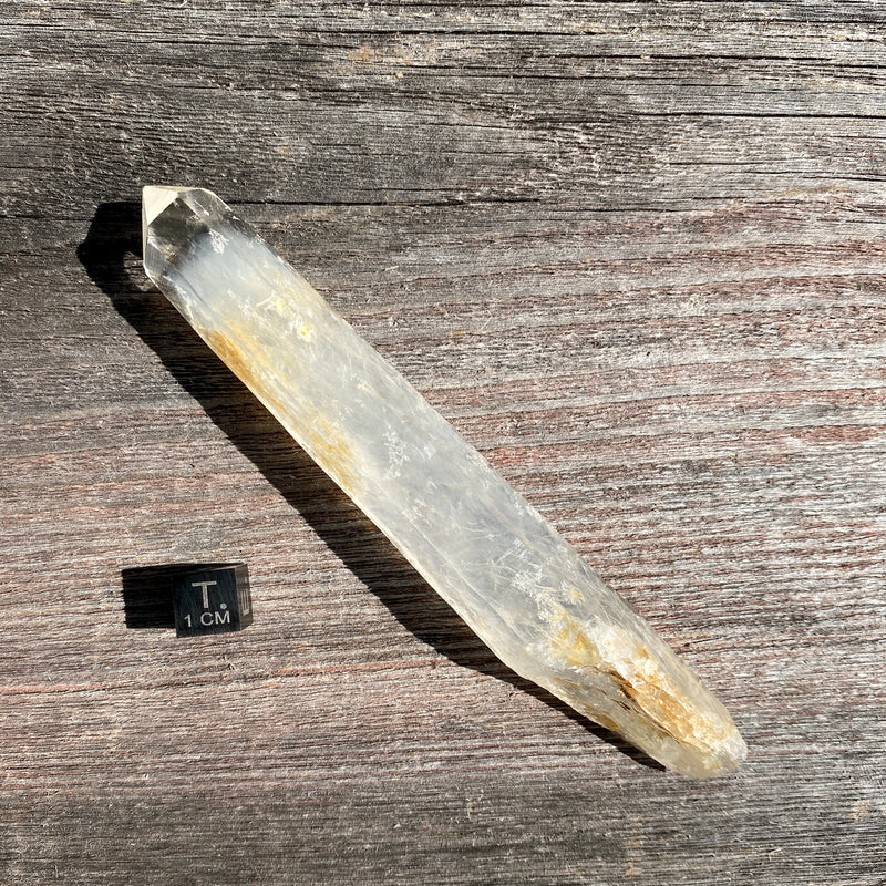 Golden Healer Blue Smoke Lemurian Quartz - 14