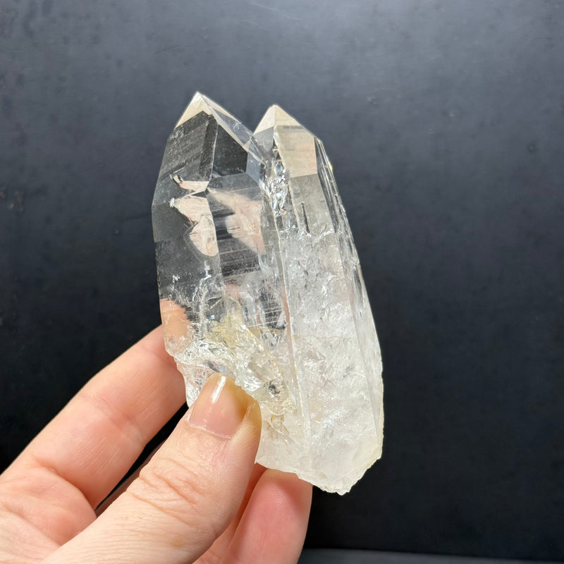 Lemurian Quartz Twin Crystal