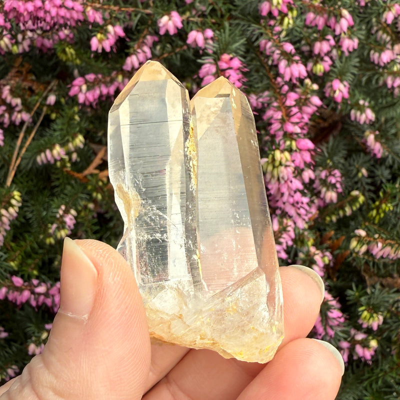 Lemurian Quartz Twin Crystal