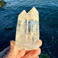 Lemurian Quartz Twin Crystal