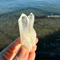 Lemurian Quartz Twin Crystal