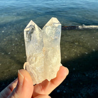 Lemurian Quartz Twin Crystal