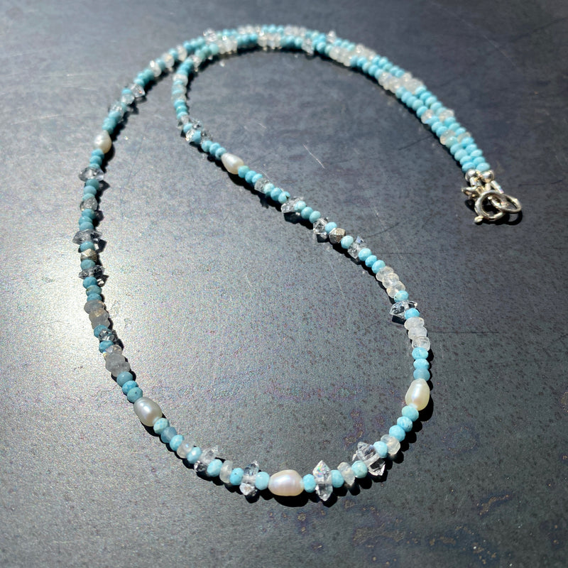 "Tidal" Gemstone Necklace