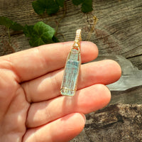 Aquamarine Crystal Pendant