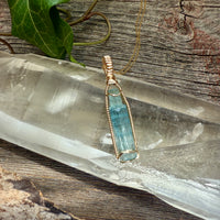 Aquamarine Crystal Pendant