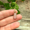 Pink Tourmaline Crystal Pendant