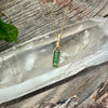 Green Tourmaline Crystal Pendant