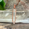 Lemurian Double Terminated Quartz Crystal Pendant