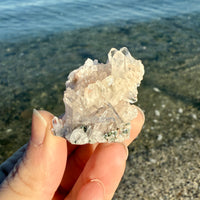 Pink Lemurian Quartz Cluster