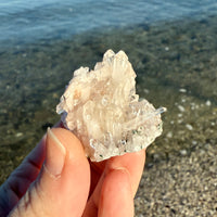 Pink Lemurian Quartz Cluster