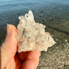 Pink Lemurian Quartz Cluster