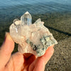 Pink Lemurian Quartz Cluster