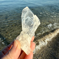 Lemurian Blue Smoke Phantom Quartz