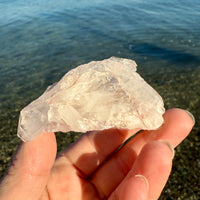 Pink Lemurian Quartz Cluster