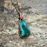 Chrysocolla Malachite Pendant