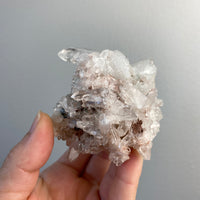 Pink Lemurian Quartz Cluster - 23