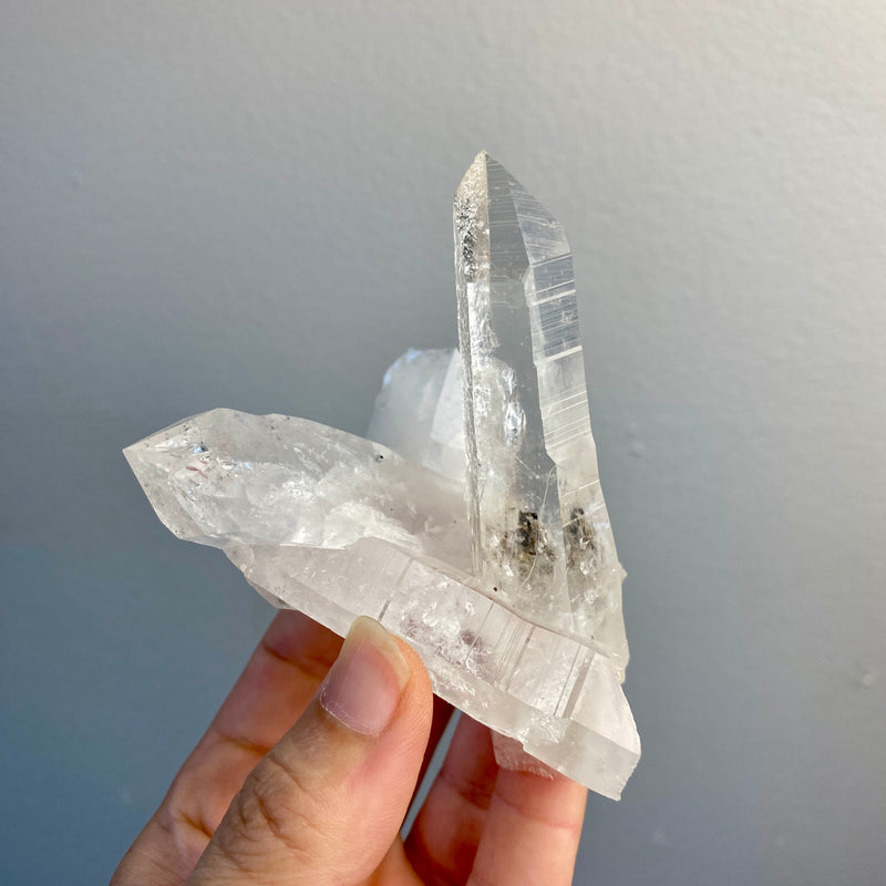 Lemurian Quartz Crystal Cluster