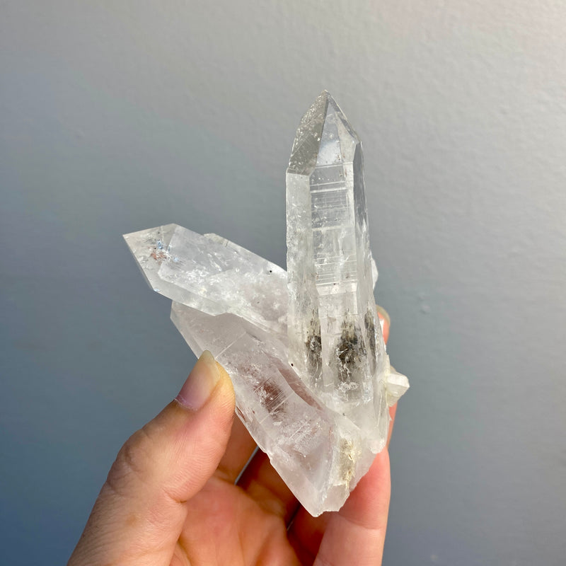 Lemurian Quartz Crystal Cluster