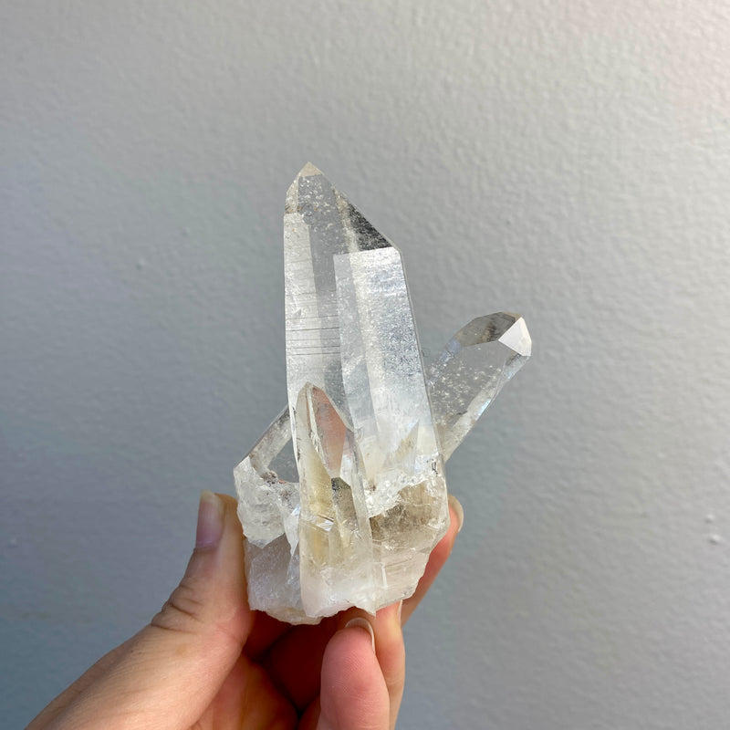 Lemurian Quartz Crystal Cluster