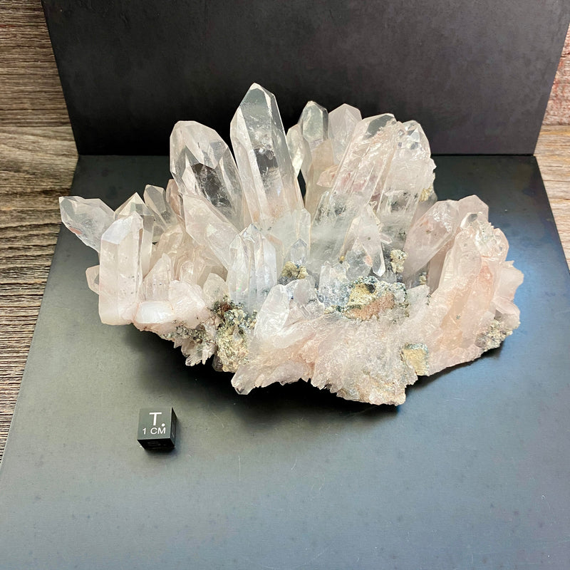 Pink Lemurian Quartz Cluster - 26