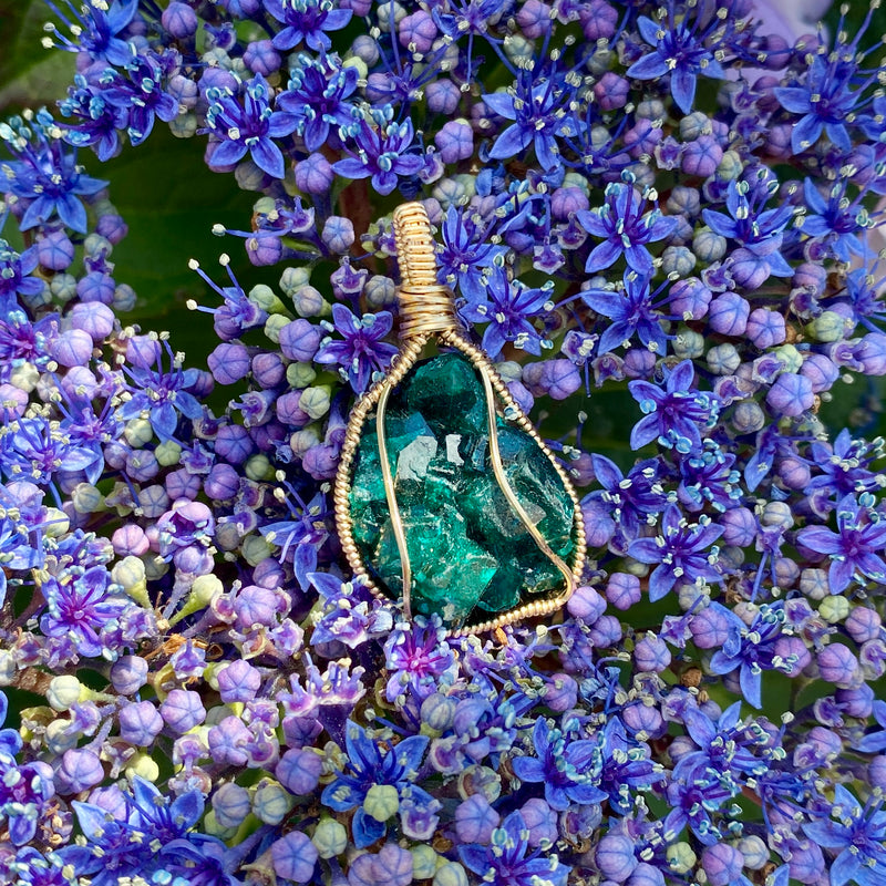 Dioptase Pendant