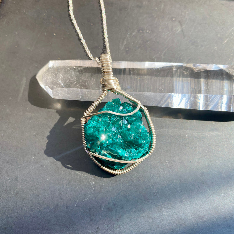 Dioptase Pendant