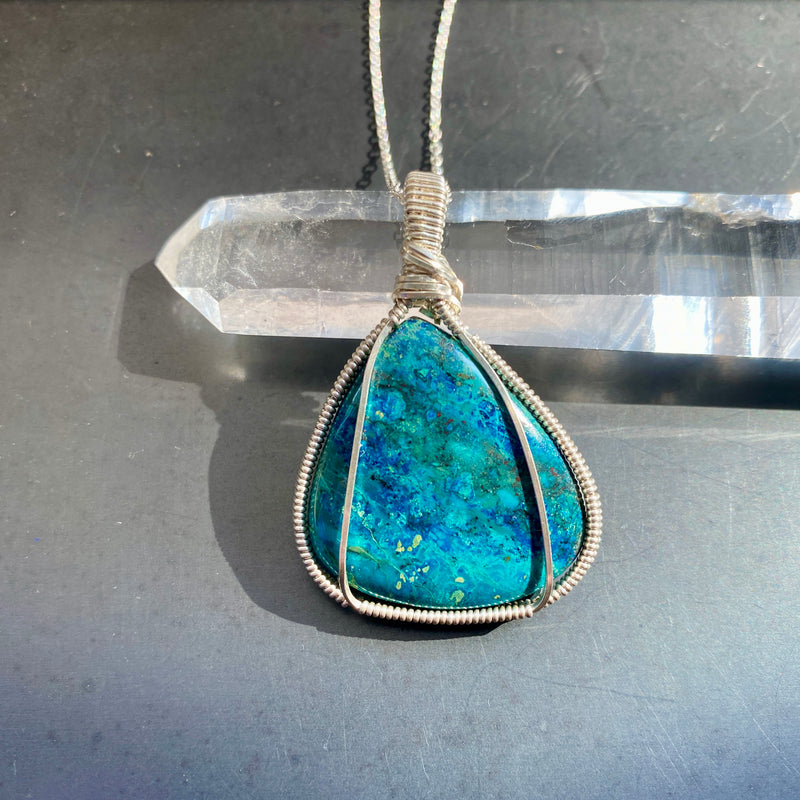 Chrysocolla Pendant