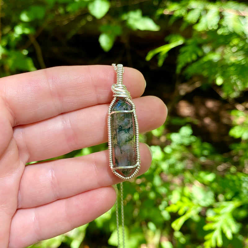 Moss Agate Pendant