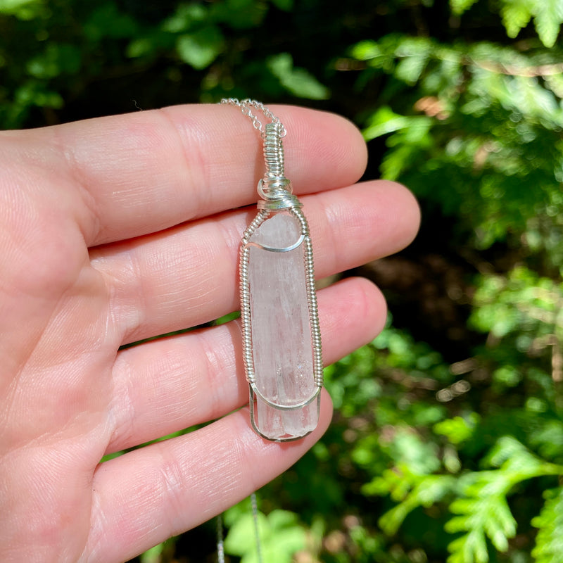 Scolecite Crystal Pendant