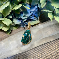 Dioptase Pendant