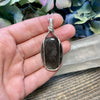 Silver Sheen Obsidian Pendant