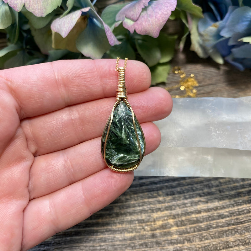 Seraphinite Pendant