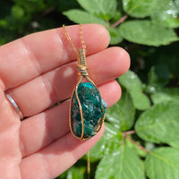 Dioptase Pendant