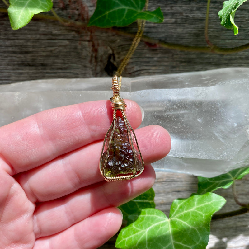 Moldavite Pendant