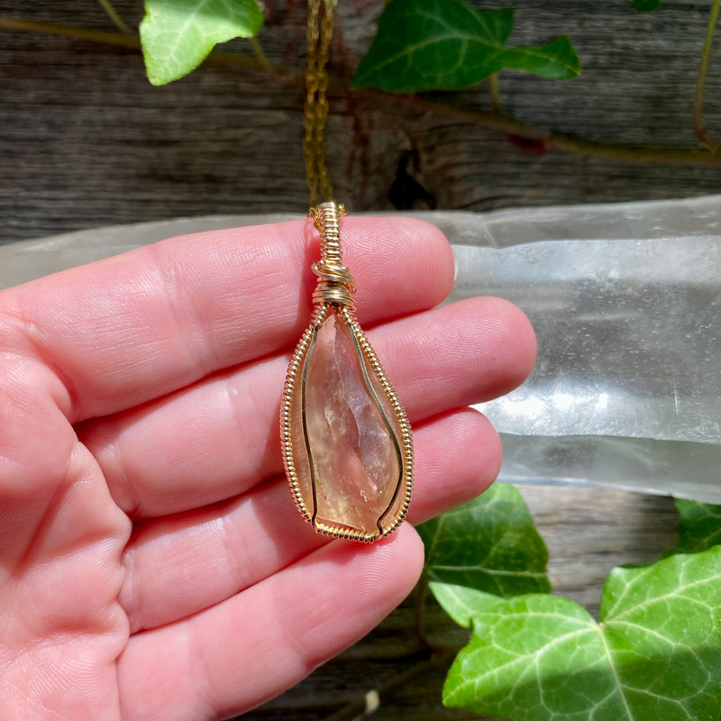 Libyan Desert Glass Tektite Pendant