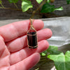 Black Tourmaline Crystal Pendant