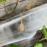 Rutilated Quartz Pendant