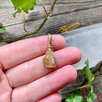 Rutilated Quartz Pendant