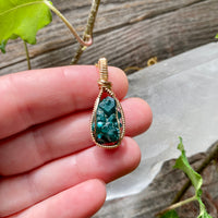 Dioptase Pendant