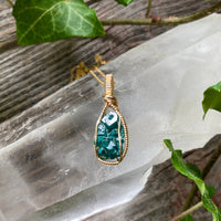 Dioptase Pendant