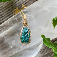 Dioptase Pendant