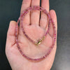 Pink Tourmaline Gemstone Necklace