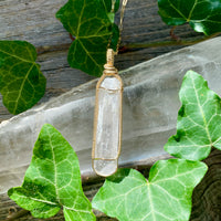 Danburite Crystal Pendant