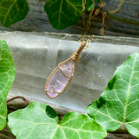 Kunzite Crystal Pendant