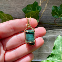 Emerald Crystal Pendant