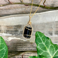 Black Tourmaline Crystal Pendant