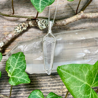 Lemurian Quartz Crystal Pendant