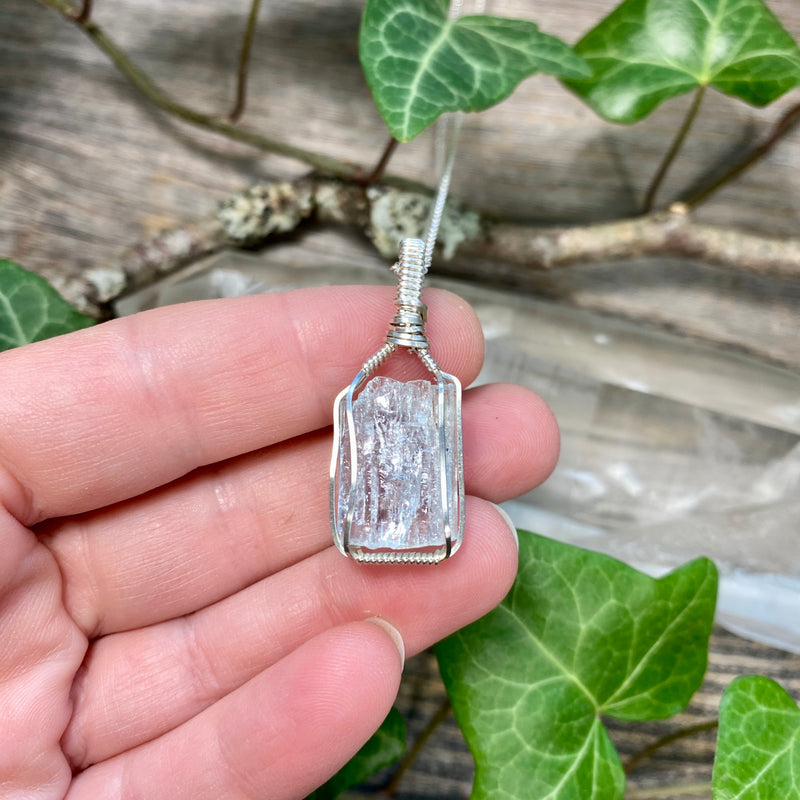 Aquamarine Crystal Pendant